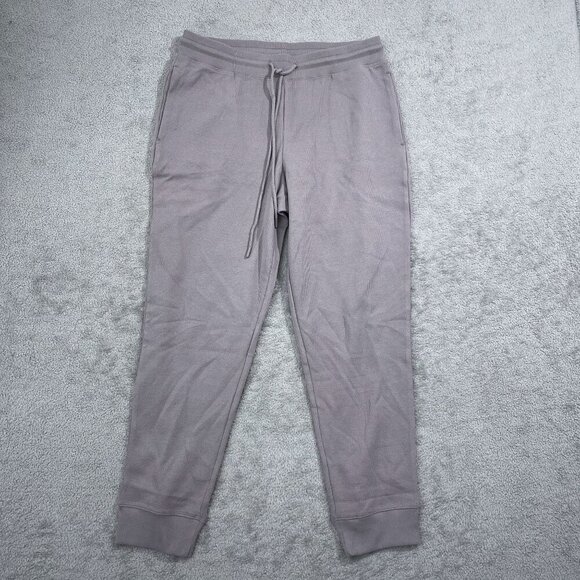 NEW Max & Mia Women's M Dusty Plum Jogger Pants Medium Cotton Blend Stretch - Picture 1 of 7